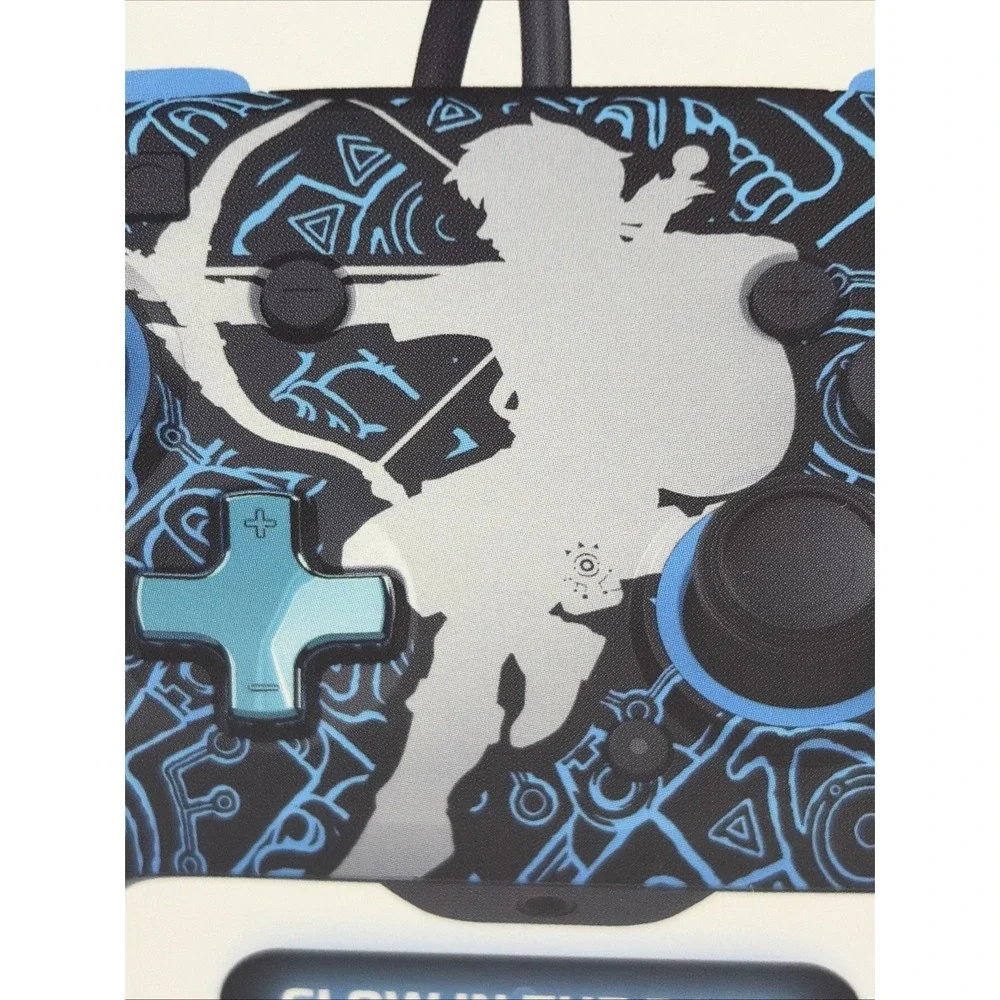 Nintendo Switch REMATCH GLOW Wired Controller - Zelda Sheikah Shoot - Brand New